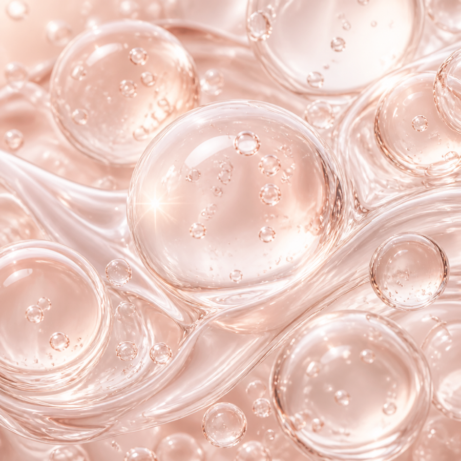 Hyaluronzuur in een hydraterende serumtextuur
